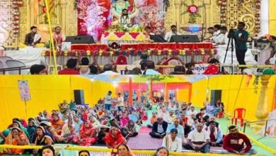Photo of जयरामनगर में पहली बार आयोजित किया गया भव्य श्रीमद् भागवत महापुराण का आयोजन, भक्ति में डूबे दिखे श्रद्धालु
