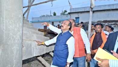 Photo of निर्माण कार्यों की गुणवत्ता को लेकर उप मुख्यमंत्री अरुण साव सख्त, निर्माणाधीन गुणवत्ताहीन पानी टंकी को तोड़ने के दिए निर्देश
