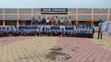 Photo of तखतपुर: स्वामी आत्मानंद स्कूल व सरस्वती शिशु मंदिर के छात्रों को चेतना विरूद्ध साइबर फ्रॉड कार्यक्रम के अंतर्गत साइबर की पाठशाला का आयोजन कर समझाइस दिया