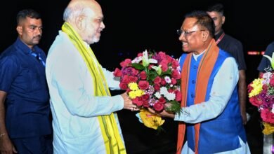 Photo of केंद्रीय गृह मंत्री  अमित शाह छत्तीसगढ़ के तीन दिवसीय प्रवास पर राजधानी रायपुर पहुंचे