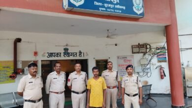 Photo of पत्नी की हत्या करने वाले हत्यारे पति को  प्रतापपुर पुलिस ने किया गिरफ्तार