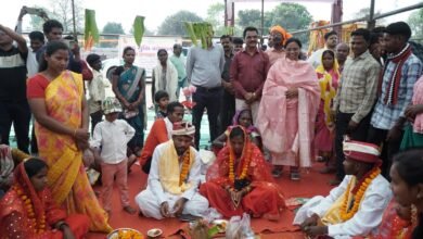 Photo of मुख्यमंत्री कन्या विवाह योजना के तहत 150 जोड़़े परिणय सूत्र में बंधे