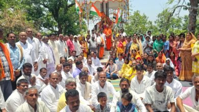 Photo of श्री सिद्ध बाबा आश्रम  मे किया गया,भारत माता  की मूर्ति की स्थापना