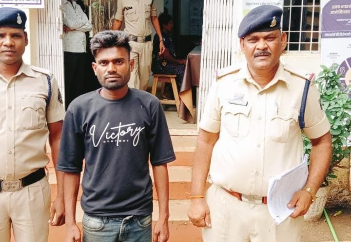 सीपत पुलिस के द्वारा अपहरण के आरोपी केा गिया गिरफ्तार