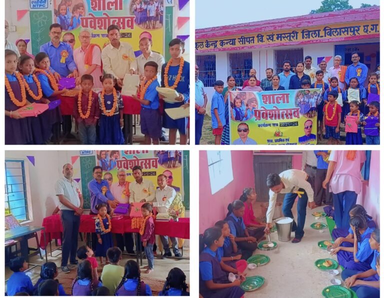 शाला प्रवेश त्योहार का हुआ भव्य आयोजन