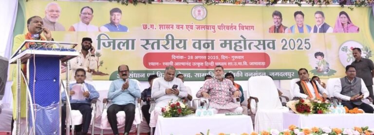 रायपुर : छत्तीसगढ़ देश का ऑक्सीजोन: वनमंत्री केदार कश्यप