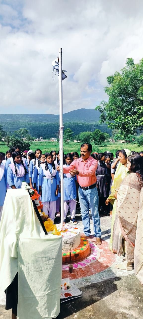 प्राथमिक स्वास्थ्य केंद्र जटगा में हर्षाेल्लास के साथ मनाया गया स्वतंत्रता दिवस समारोह