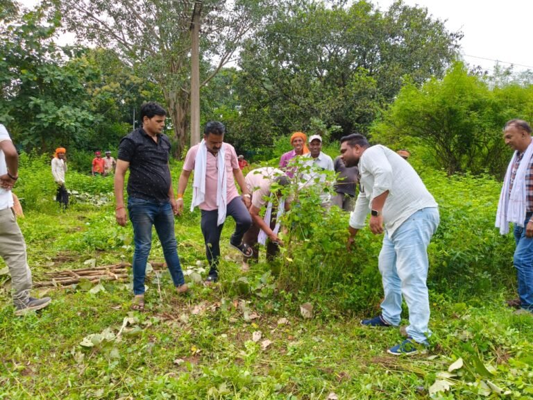 विश्व हिंदू परिषद जिलाध्यक्ष व समाजसेवी हर्ष छाबरिया ने 10 एकड़ के विशाल मुक्तिधाम को साफ कराया