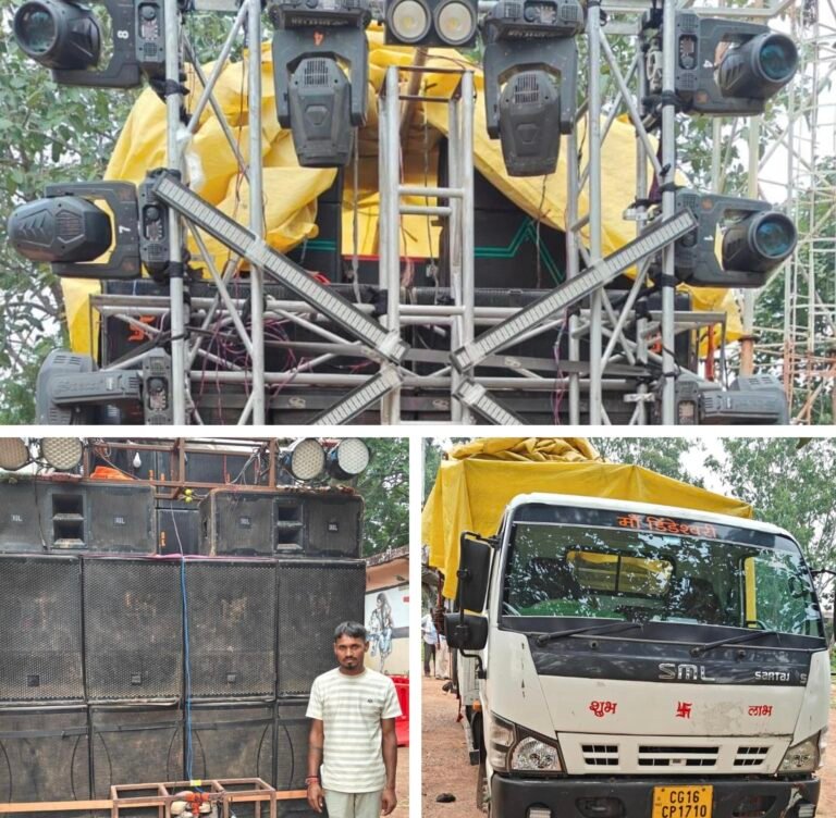 सीपत थाना क्षेत्र में डीजे बजाना पड़ा महंगा,,,धरी की धरी रह गई होशियारी