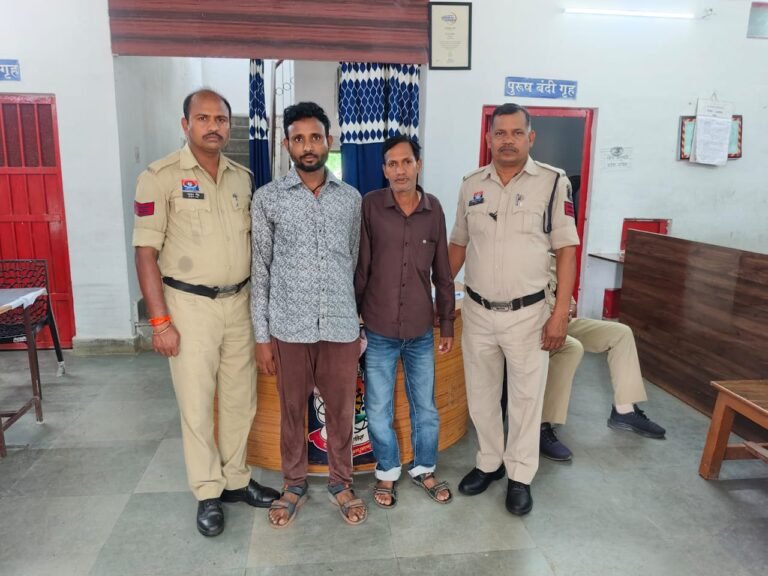 थाना रतनपुर पुलिस द्वारा टोनही बोलकर महिला को प्रताड़ित करने वाले चार आरोपी गिरफ्तार