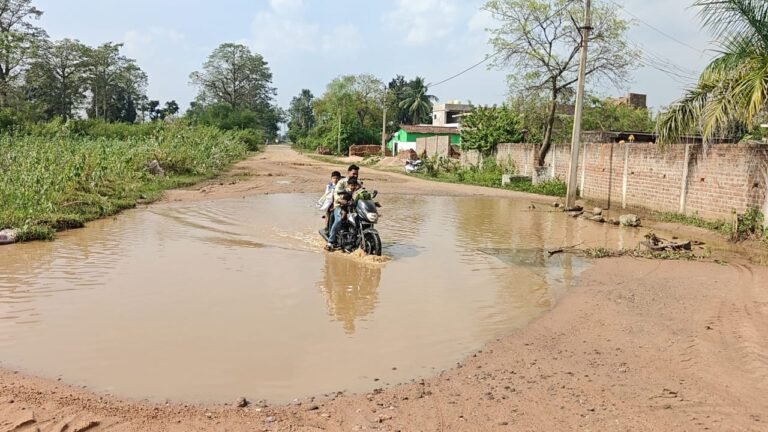 बिटकुली से करवा मार्ग बना मौत का रास्ता: 3 फीट गहरे गड्ढों में फंसी प्रधानमंत्री ग्राम सड़क योजना,   ग्रामीण परेशान