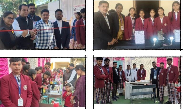 विरानी पब्लिक स्कूल सीपत विज्ञान प्रदर्शनी मेला में बाल वैज्ञानिकों ने दिखाई अपनी प्रतिभा