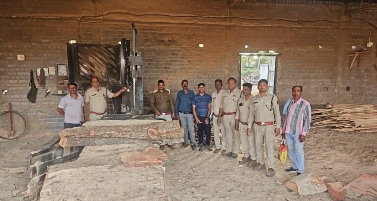 रायपुर : सक्ती वन परिक्षेत्र एवं उड़नदस्ता की संयुक्त कार्रवाई