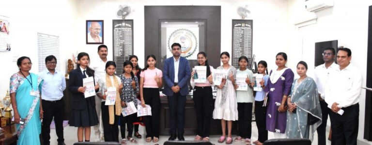 राजनांदगांव : जिले में बच्चों ने लगवाई एचपीवी वैक्सीन