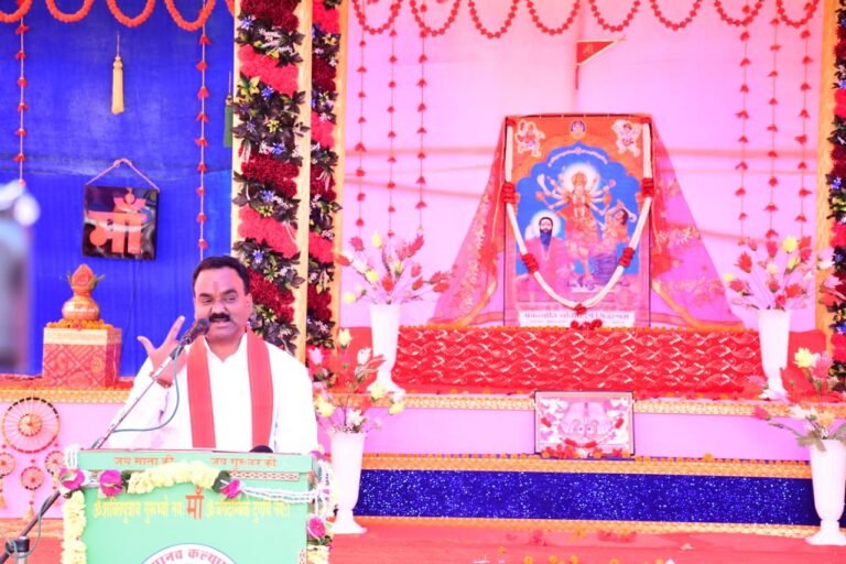 मुंगेली में 24 घंटे अखंड दुर्गा चालीसा पाठ का भव्य आयोजन सम्पन्न