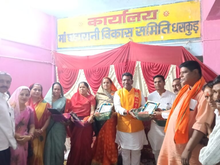 जतमई व घटारानी धाम पहुंचे विधायक रोहित साहू, माता के दरबार में झुके सेवा गीत गाकर जताई आस्था