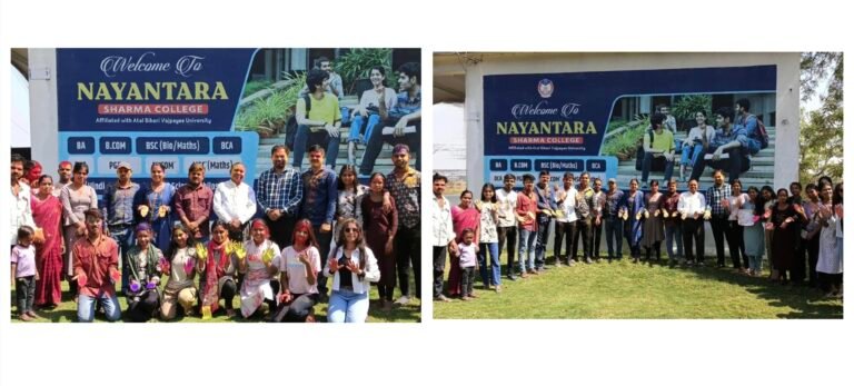 नयनतारा शर्मा कॉलेज में रंगों का उत्सव
