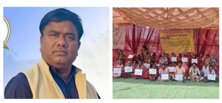 बिलासपुर: लिंगियाडीह में फूट रहा जन-आक्रोश, 129 दिनों से सड़कों पर ‘मातृशक्ति’