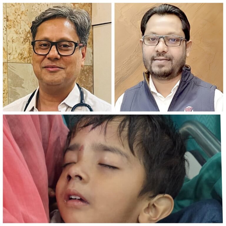 “जाको राखे साइयां, मार सके ना कोई” छत से गिरी मासूम ज़ाहिरा सुरक्षित, तत्परता से बची जान