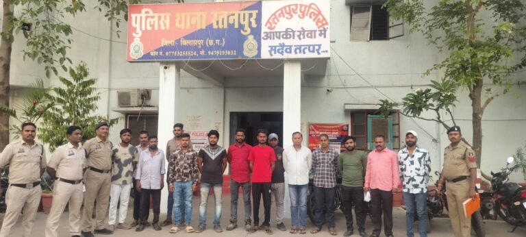 रतनपुर पुलिस का एक्शन: 17 बदमाशों को थाने बुलाकर लगाई क्लास, दी कड़ी चेतावनी