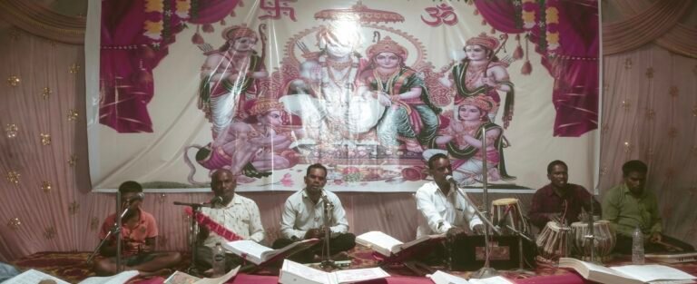 सीपत के माता चौरा नवाडीह में अखंड नवधा रामायण का आयोजन