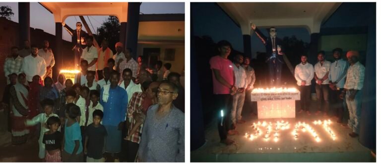 भाजयुमो मंडल सीपत ने डॉक्टर बाबा साहब की जयंती मनाई