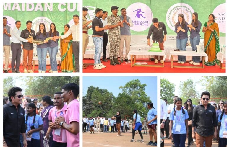 सचिन तेंदुलकर का बस्तर आगमन बदलते बस्तर की सशक्त पहचान : मुख्यमंत्री विष्णुदेव साय