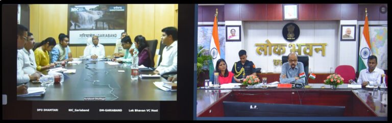 रायपुर : राज्यपाल  डेका ने गरियाबंद जिले में जल संरक्षण, प्राकृतिक खेती और जनकल्याणकारी योजनाओं पर दिया विशेष जोर