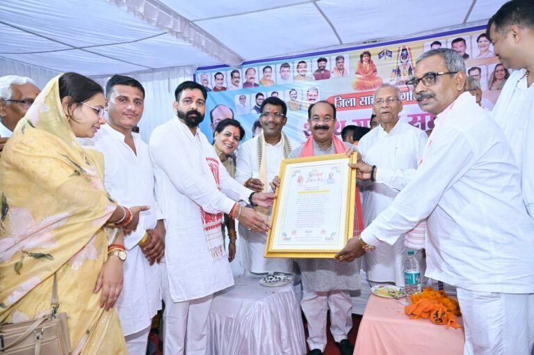 गरियाबंद में भव्य शपथ ग्रहण समारोह संपन्न, पहुंचे प्रदेश के उप मुख्यमंत्री अरुण साव