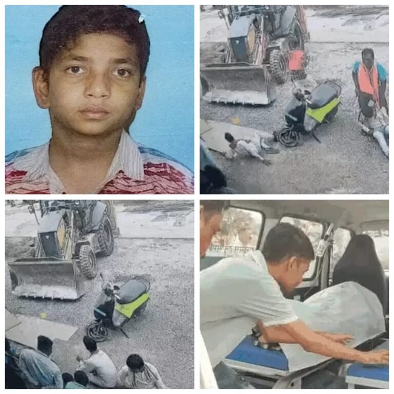 जेसीबी में हवा भरते समय टायर फटा युवक की मौत,,, चकरभाठा थाना क्षेत्र का मामला