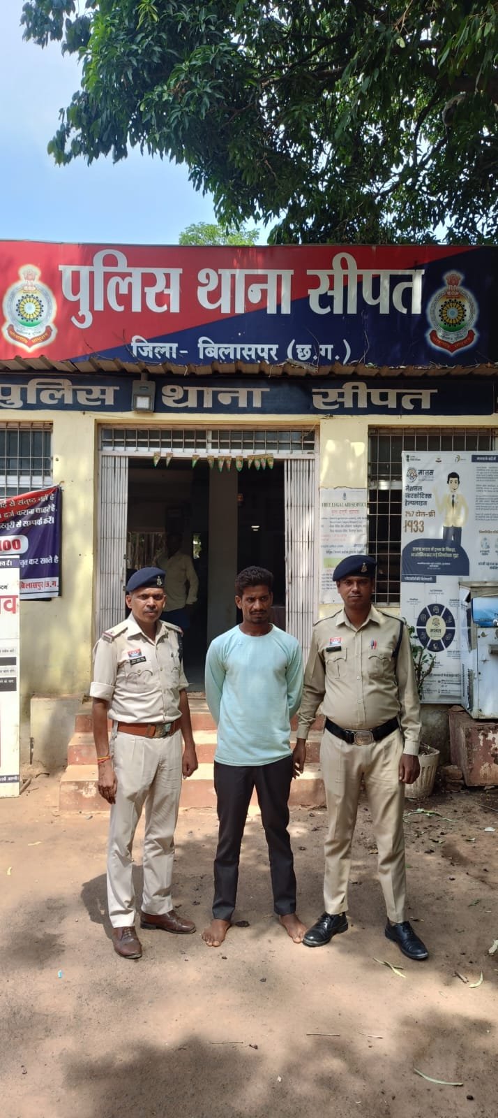 सीपत पुलिस की त्वरित कार्यवाही, नाबालिक बालिका को बहला फुसलाकर अपहरण कर ले जाने वालेे आरोपी को किया गिरफ्तार