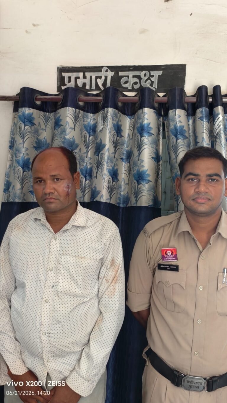 शराब के पैसे नहीं देने पर युवक का कान दांत से काटा, मल्हार पुलिस ने आरोपी को चंद घंटों में दबोचा