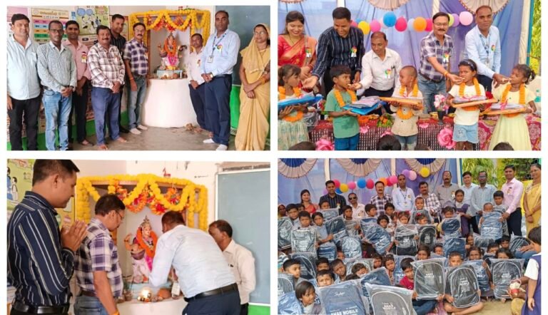हर्षोल्लास के साथ मनाया गया शाला प्रवेशोत्सव कार्यक्रम