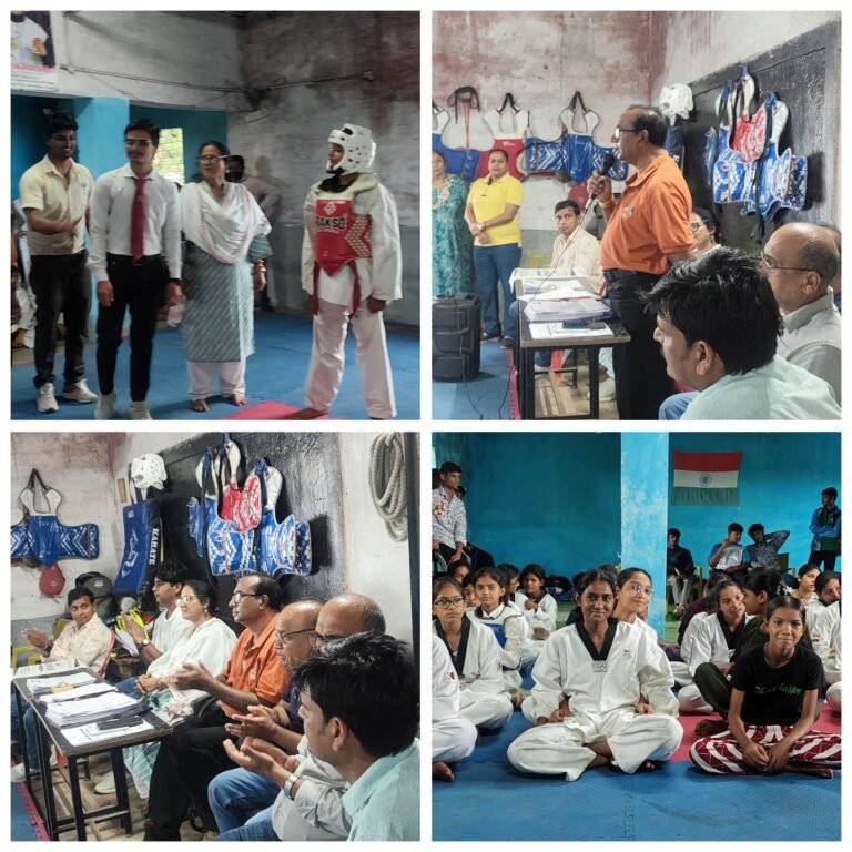 जिला स्तरीय ताइक्वांडो प्रतियोगिता का आयोजन सेजेश सकरी में संपन्न
