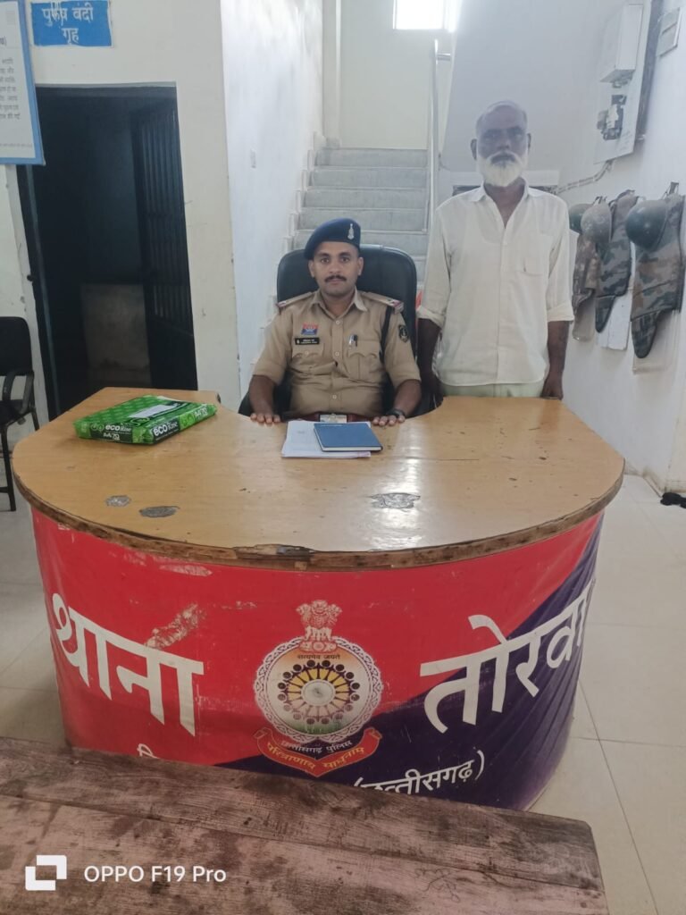 महामंद बाजार में वसूली और मारपीट करने वाला आदतन बदमाश गिरफ्तार, तोरवा पुलिस ने भेजा जेल