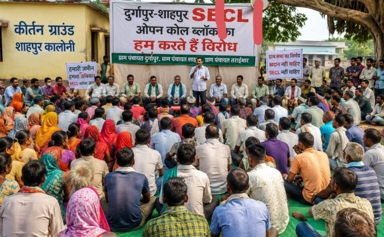 ड्रोन सर्वे के खिलाफ किसानों का महा मोर्चा!