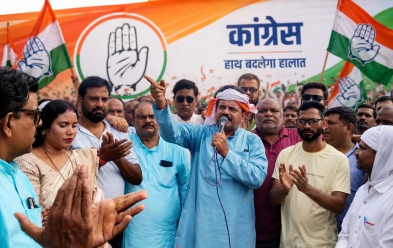 सड़क नहीं तो आंदोलन तेज होगा: हाईवे पर धान रोपकर विधायक अटल ने जताया विरोध