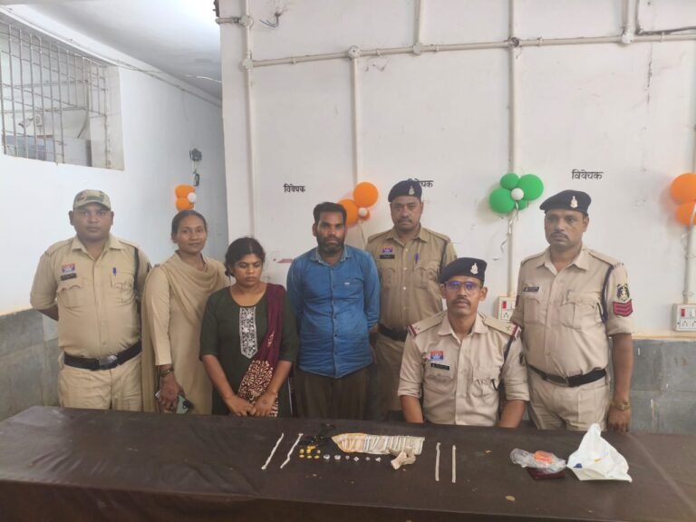 सीपत पुलिस ने 24 घंटे के भीतर ग्राम दर्राभाठा में हुई लाखो की चोरी का पर्दाफाश