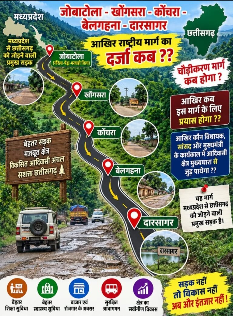 सड़क नहीं तो विकास कैसे?  जोबाटोला से दारसागर तक कब दौड़ेगी विकास की रफ्तार!