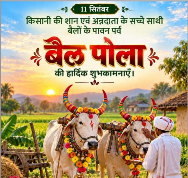 जिसके दम पर खेत लहलहाए, आज उसी बैल के आगे झुक गया अन्नदाता का सिर जनपद सदस्य सचिन नेहा साहू ने कहा