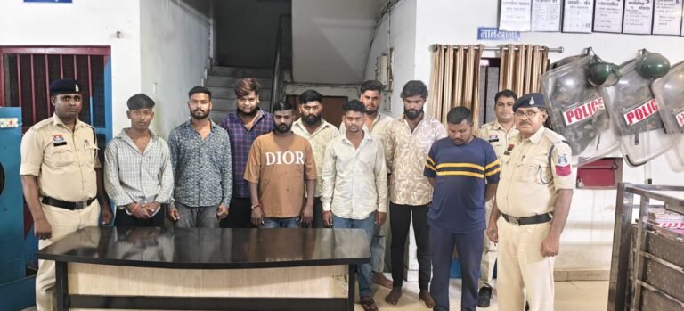 चकरभाठा पुलिस की कार्रवाई: अशांति, अड्डेबाजी और नशाखोरी पर 9 आरोपियों के खिलाफ प्रतिबंधात्मक कार्रवाई