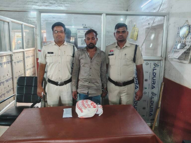 मोपका में गांजा बिक्री करने वाला आरोपी गिरफ्तार, 1.64 किलो गांजा और 37 हजार रुपये जब्त