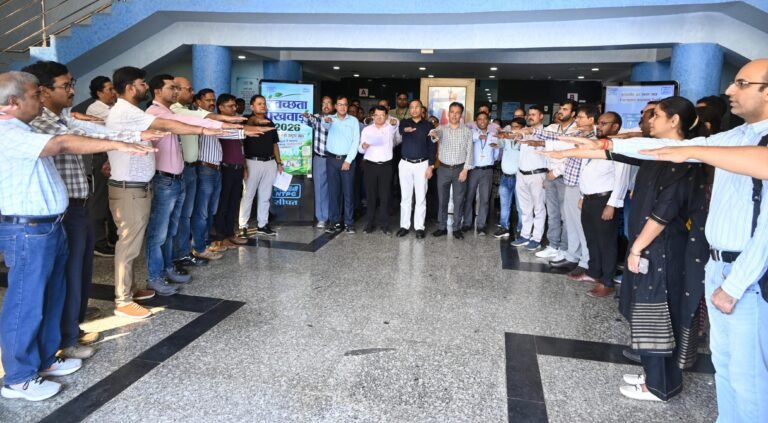 स्वच्छता पखवाड़ा-2026 के तहत NTPC  सीपत में ली गई स्वच्छ भारत की शपथ