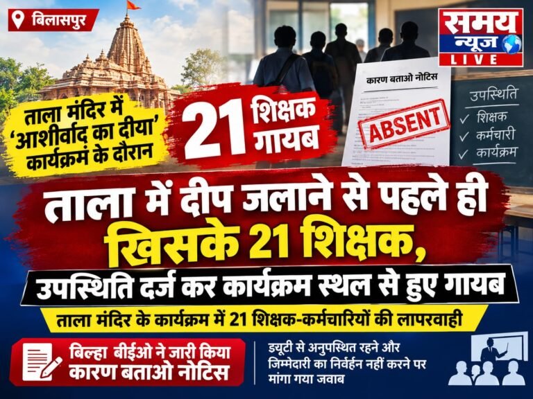 दीप जलने से पहले ही ‘गायब’ हुए 21 शिक्षक, उपस्थिति दर्ज कर कार्यक्रम स्थल से खिसके