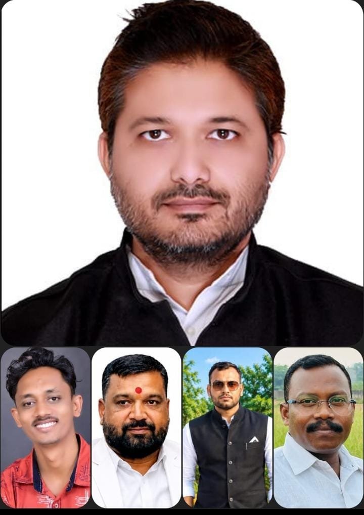 कांग्रेस असंगठित क्षेत्र प्रकोष्ठ में संगठन विस्तार, बिलासपुर शहर में 4 नए ब्लॉक अध्यक्ष नियुक्त