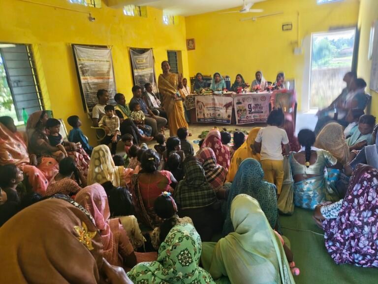 पोषण अभियान के तहत ग्राम पंचायत सैला में आयोजित हुआ भव्य “आंगन मिलन सेवा कार्यक्रम”