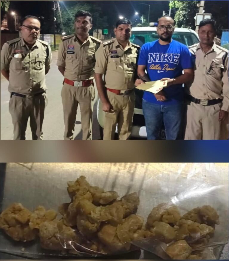 बिलासपुर में पंजाब कनेक्शन का खुलासा! हेरोइन तस्कर गिरफ्तार, ₹2.50 लाख का नशा बरामद