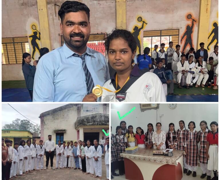 राष्ट्रीय ताइक्वांडो चैंपियनशिप में छत्तीसगढ़ का प्रतिनिधित्व करेंगी जानवी भारद्वाज